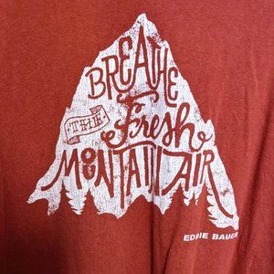 Eddie Bauer Mountain Graphic Tee - Size Large